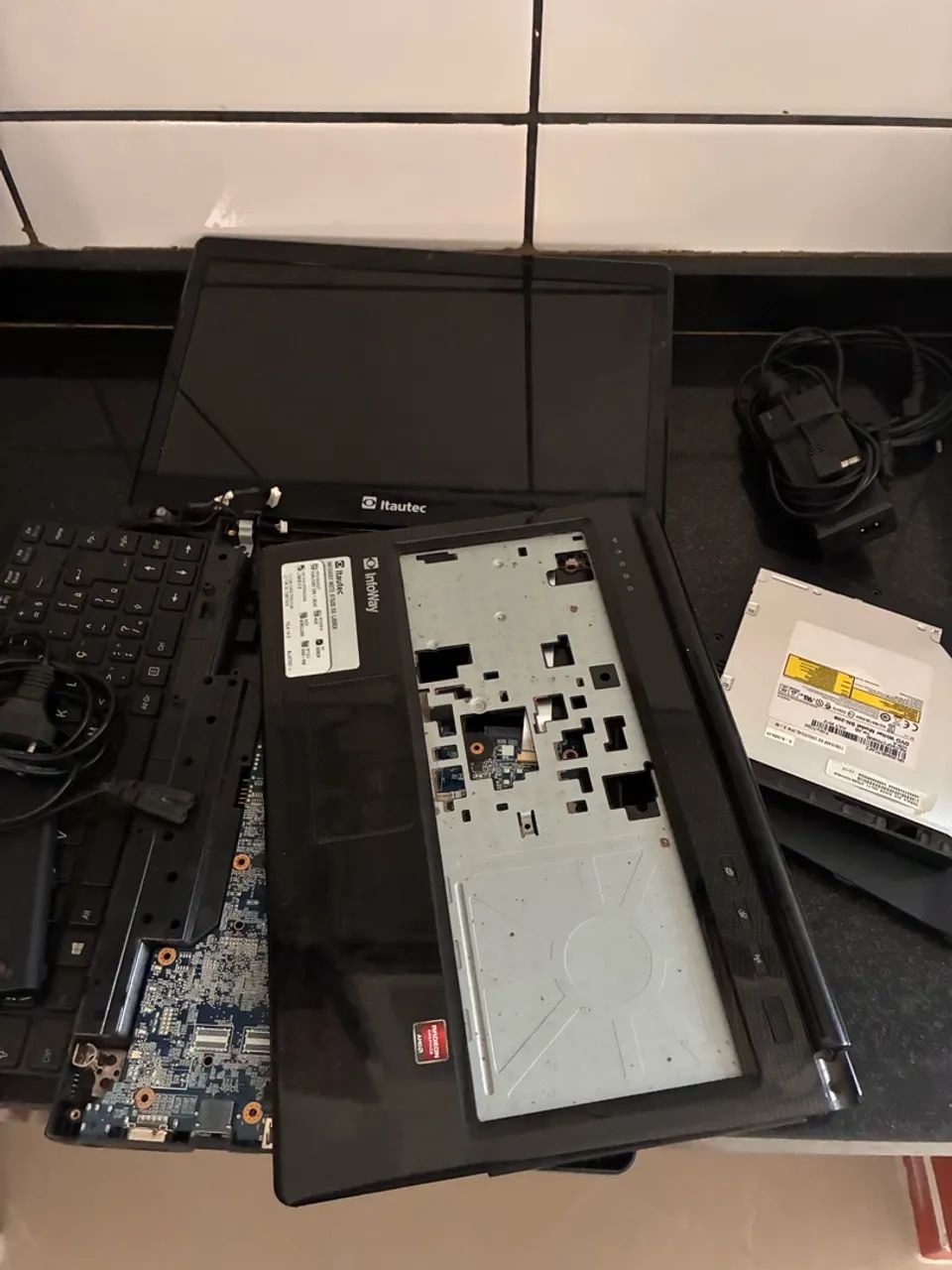Peças notebook itautec infoway - Foto 2