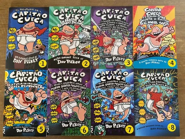 Coleção Capitão Cueca Do Volume 1 Ao 12 + Edição de Colecionador