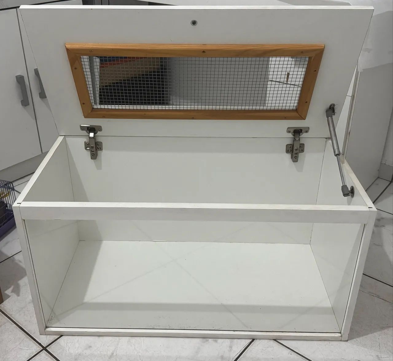 Terrário com pistão e ventilação superior + acessórios - Foto 2