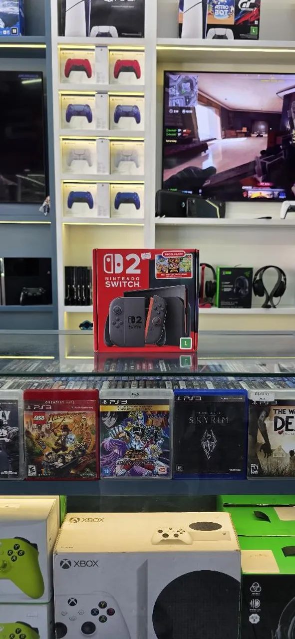 Nintendo switch 2 com jogo de brinde ( 3 opções )