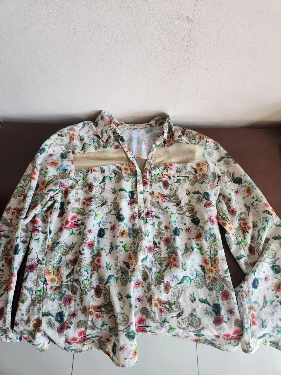 Camisa feminina manga longa  42