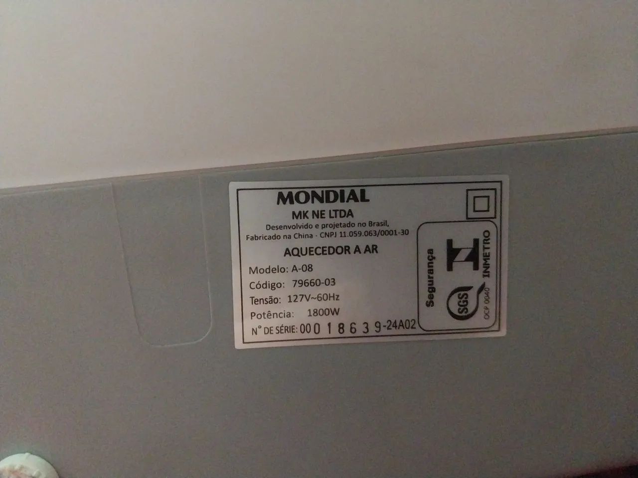Aquecedor de ar Mondial - Foto 4