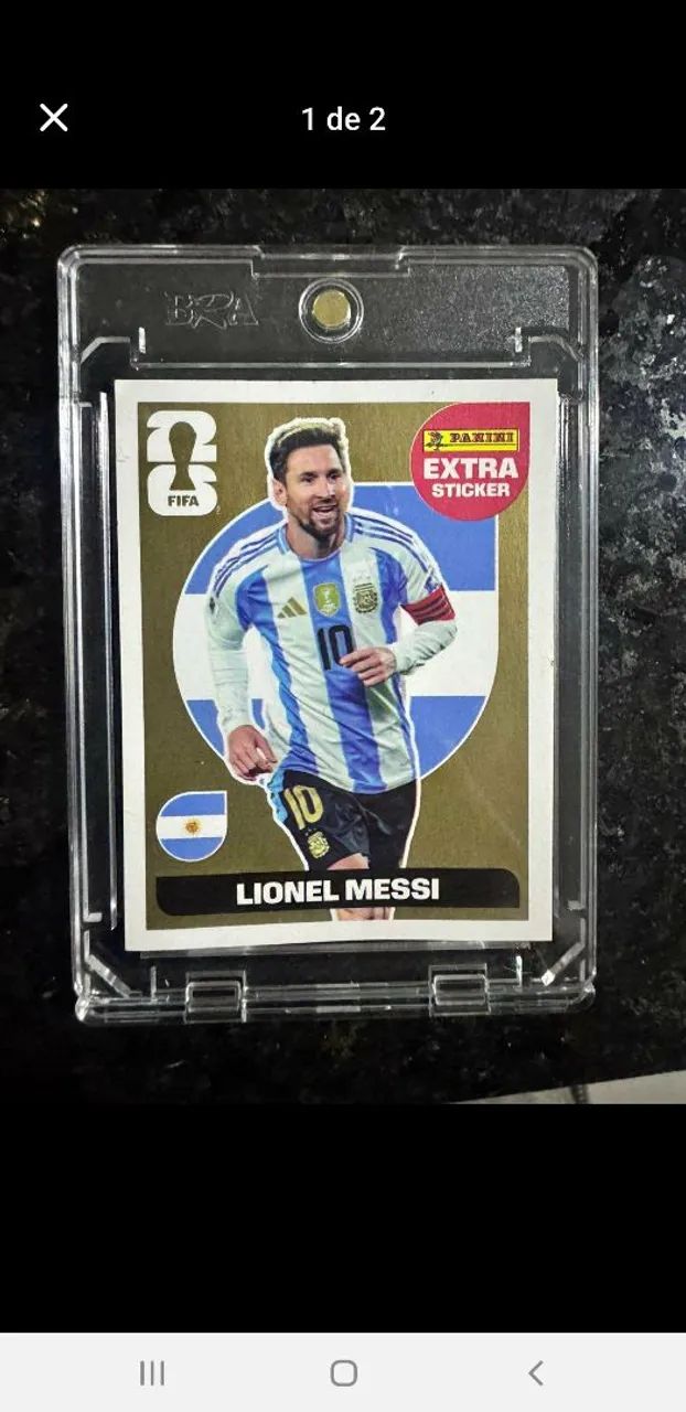 Figurinha do Messi legend