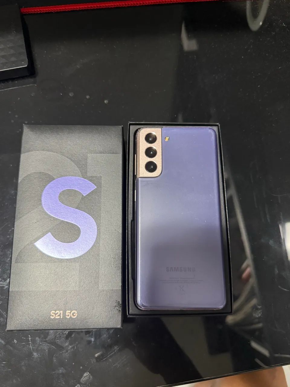Smartphone Samsung s21 5g 128gb cor roxa  - Foto 3