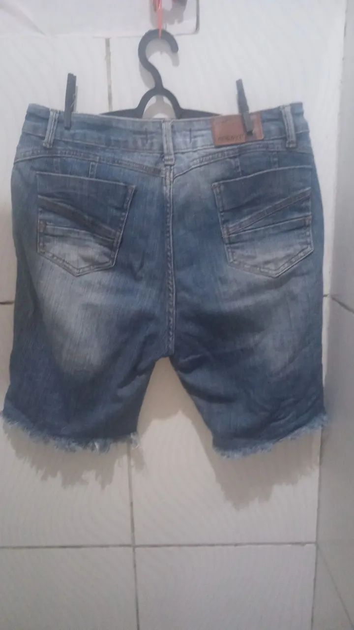 Bermuda Jeans Moça Vip Denim Feminino N:42 - Foto 2
