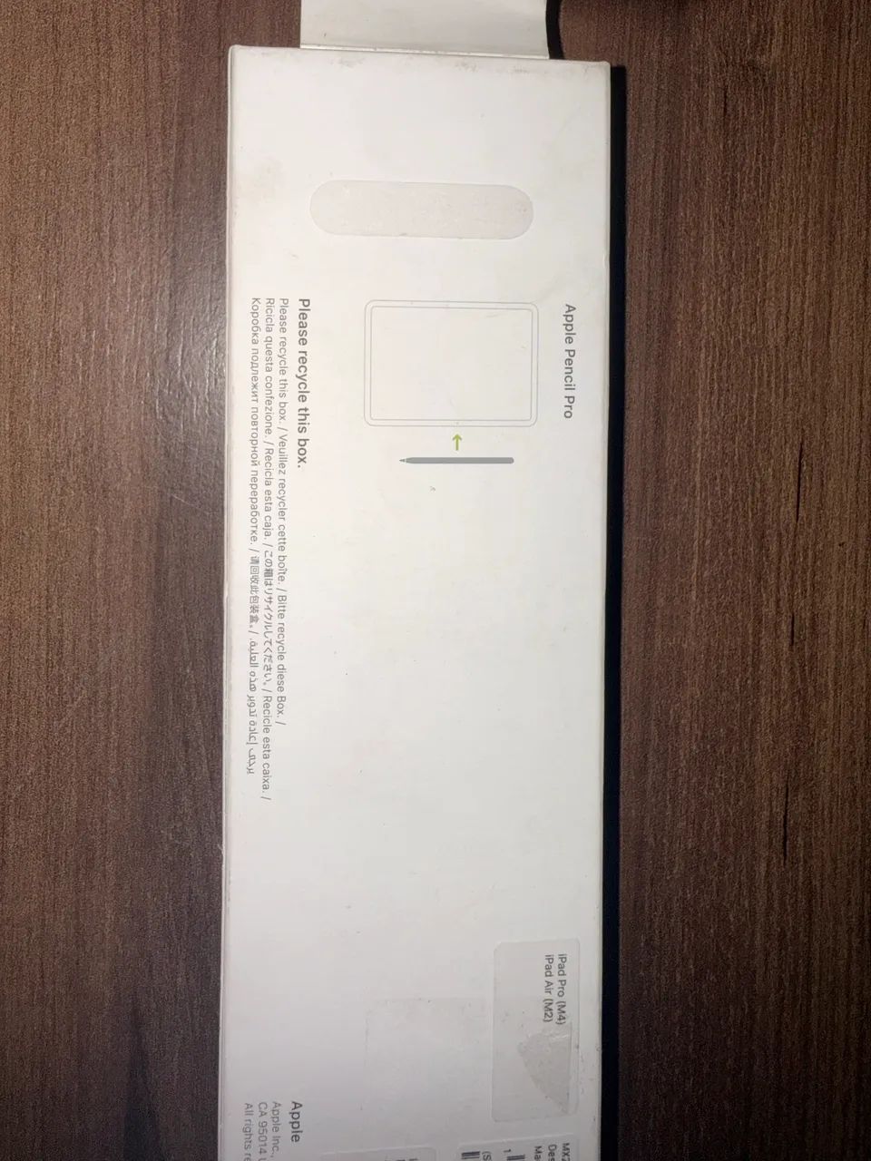 Apple Pencil Pro (CAIXA AZUL EDIÇÃO LIMITADA RARA) - NOVO