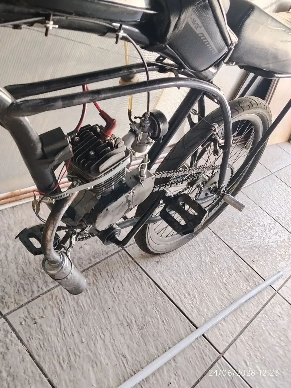 Bicleta motorizada 100cc - Foto 5