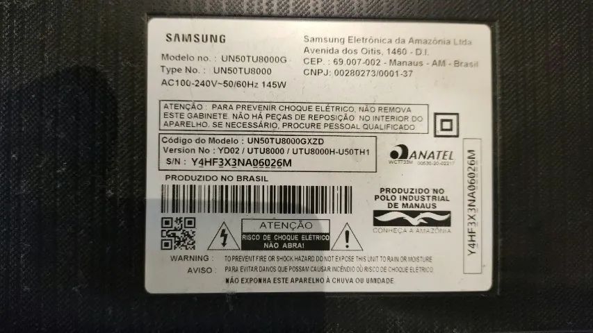 TV 50" Samsung UN50TU8000G - Foto 2