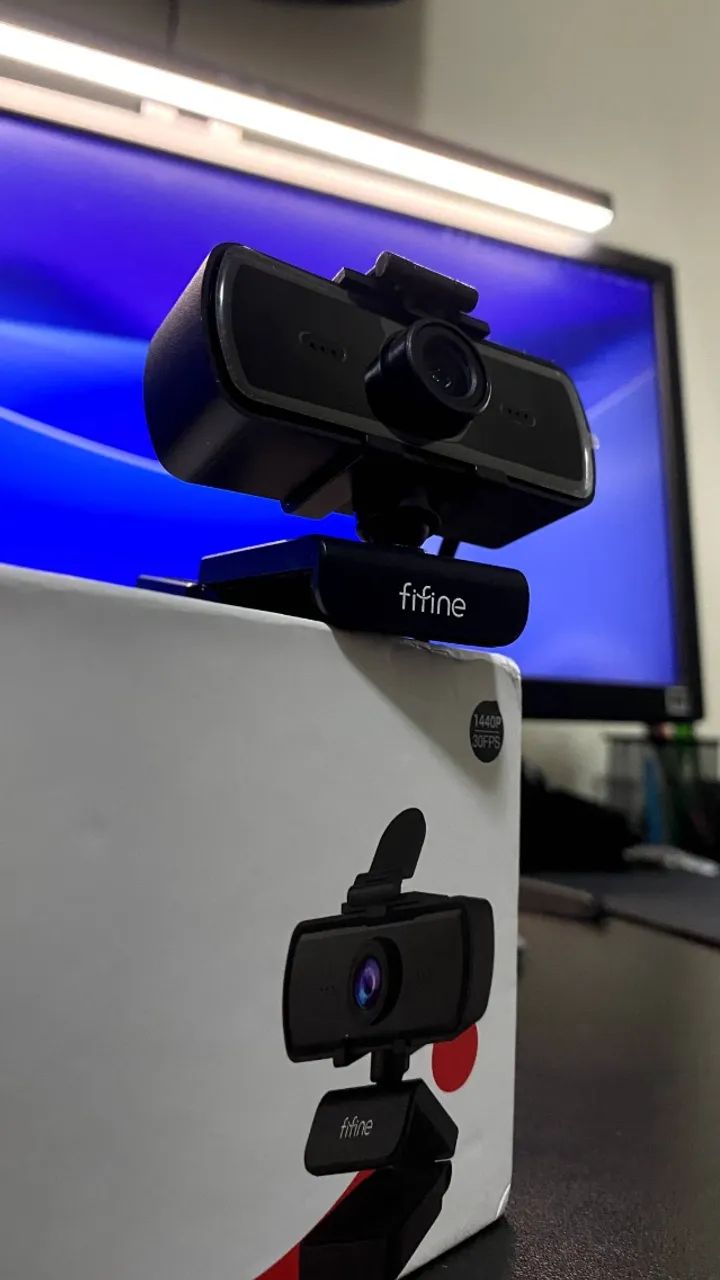 Webcam Fifine K420 2K com Microfone Integrado - Foto 2