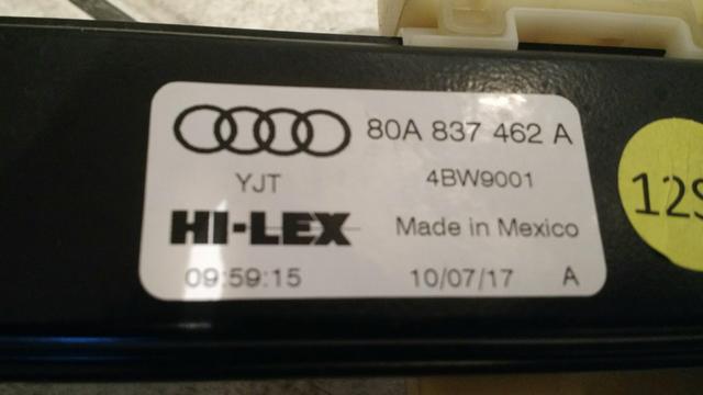 Máquina de vidro dianteira Audi Q5 2018 80A 837 462 A - Foto 2