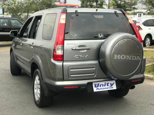 Honda Crv Exl 2.0 Automática Completa + Teto Solar + 4x4 Cor Cinza - Foto 5