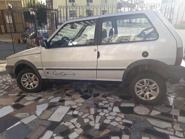Uno Way 2013 C/Ar 02 portas Prata Conservado - Foto 5