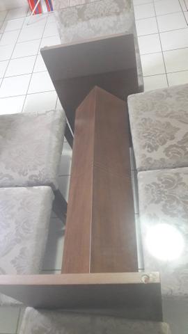 Mesa retangular Brasil Decor com 6 cadeiras - Foto 3