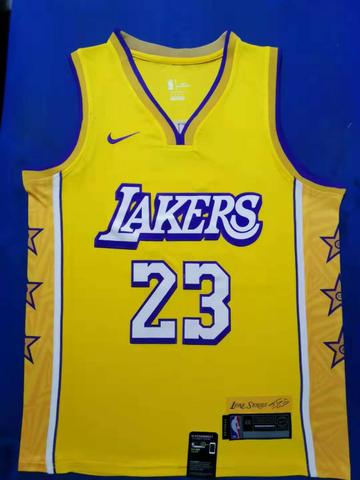 Regata basquete lakers amarela 23 james - Foto 2