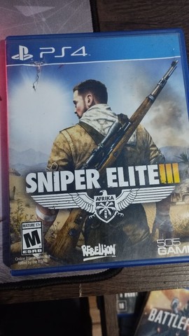 2 jogos de ps4 Battlefield,sniper elite 3 - Foto 3