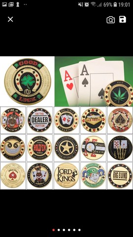 Chip de poker, protetor de cartas, Card guard - Foto 2