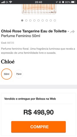 Perfume Chloé tangerine feminino  - Foto 3