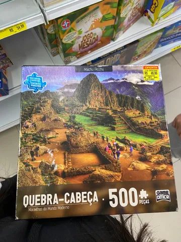 Quebra Cabeça 500 peças – Machu Picchu – Walderes Jogos