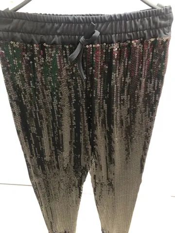 Calça paetê preta - Foto 2