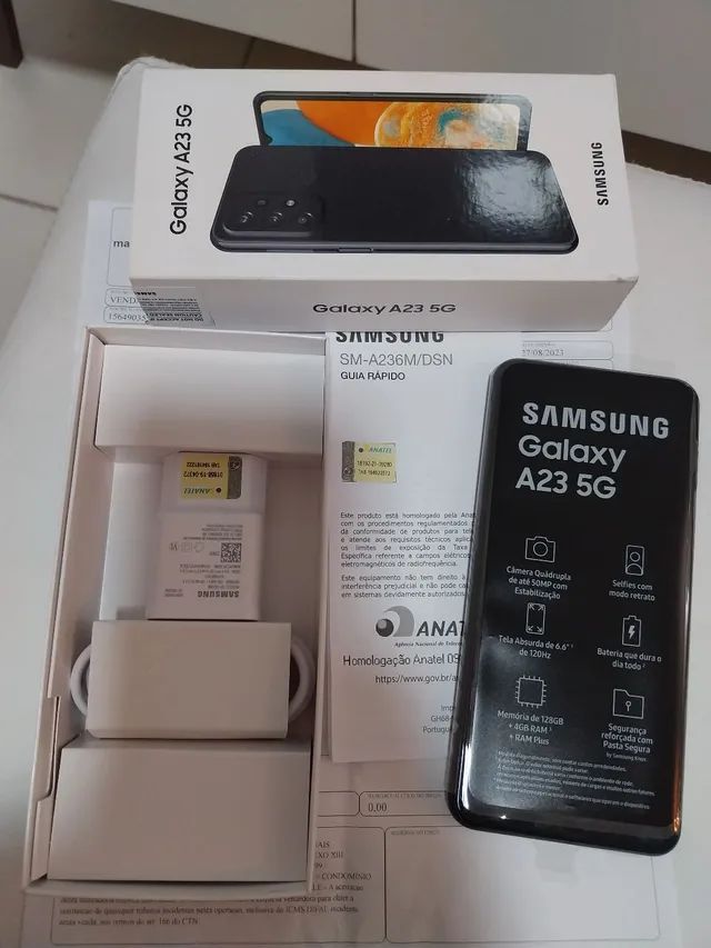 Celular Samsung Galaxy A23 5G A236M 4GB de RAM / 128GB / Tela 6.6