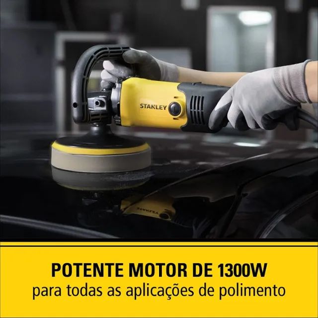 Politriz Stanley 7pol 178mm 1300w 220v - Foto 3
