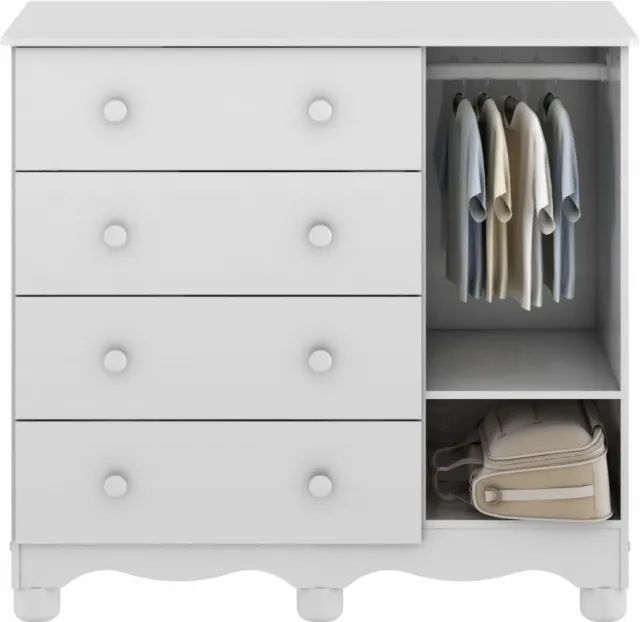 Comoda Infantil Bolinha Peroba, 100% MDF - Foto 2