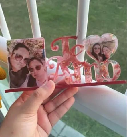 Letreiro Te Amo Dia das Mães e Dia dos Namorados - Foto 3