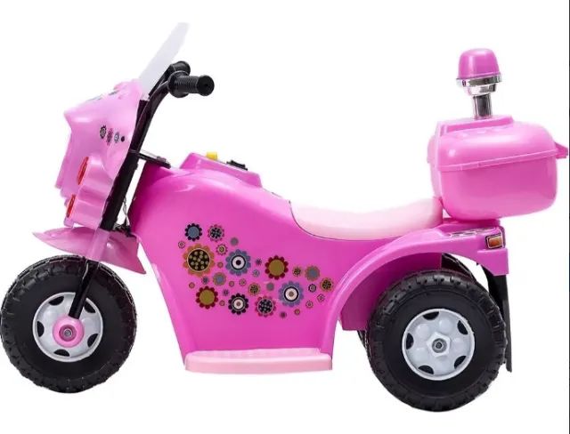 Mini Moto Elétrica Infantil Street - Rosa