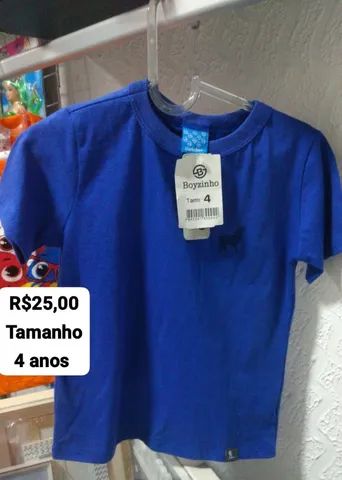 Camisas infantil em algodão conforto e qualidade  - Foto 5