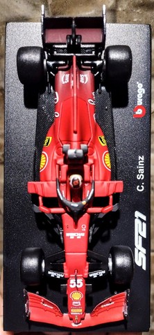 Miniatura Colecionável Carro Charles Leclerc Ferrari Racing F1