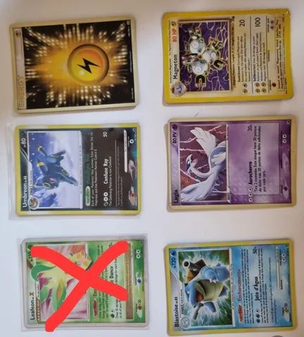 Lote Pokémon tipo Trevas ( Dark ) 50 cards - Comum, Foil, Reverse