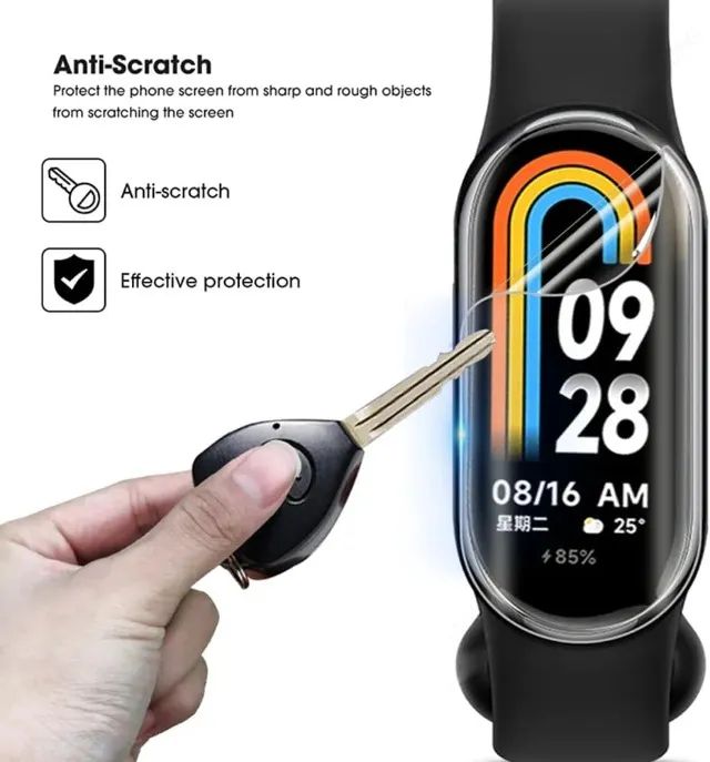 Película para Mi Band Flexível resistente à água todos os modelos da xiaomi - Foto 5