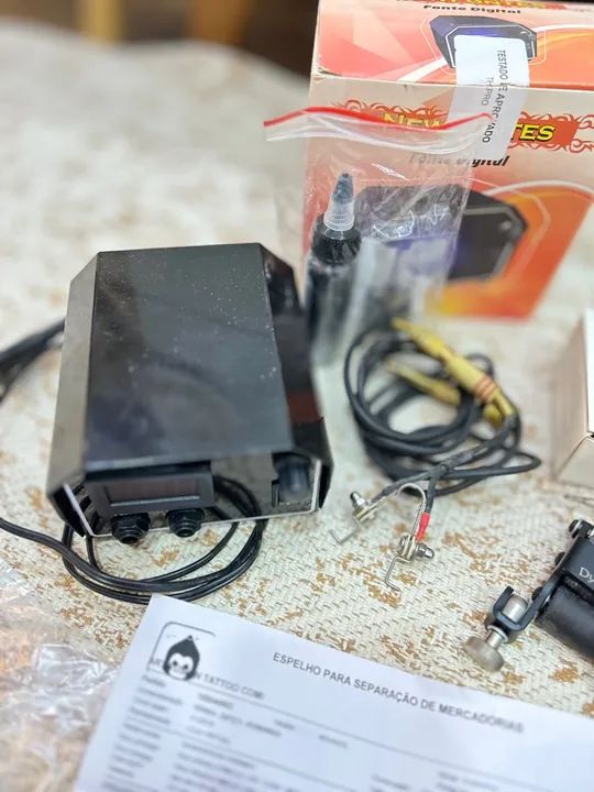 Kit para tatuagem máquina Lauro Paolini traço - Foto 3