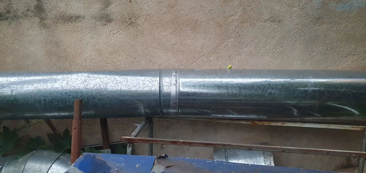 Dutos de ventilação galvanizados