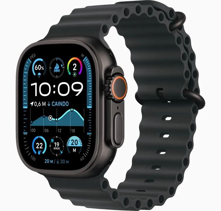 Apple Watch Ultra 2 49mm Black 4g Novo Lacrado 