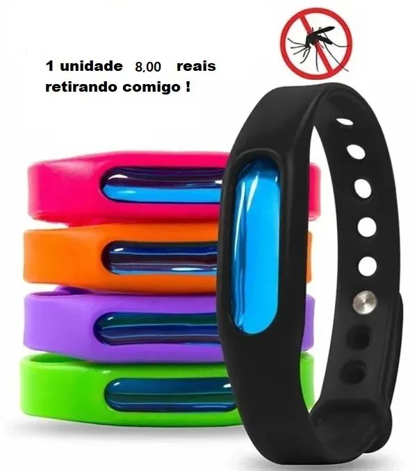 Pulseira Repelente de mosquitos 10un antialérgica !