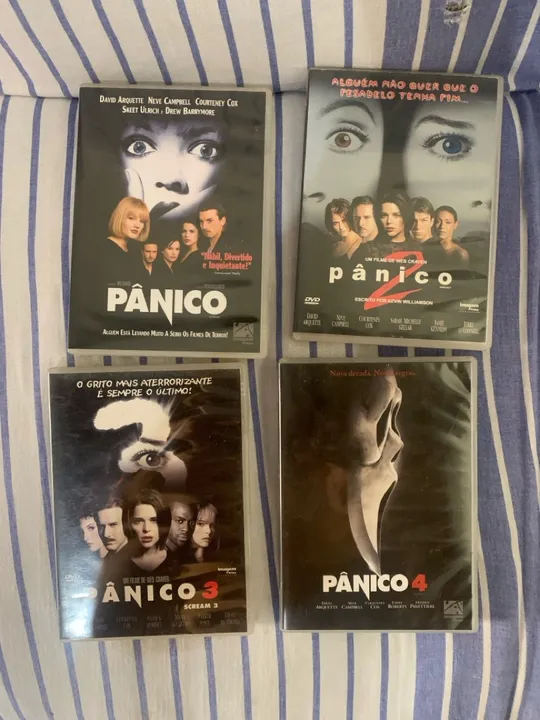 Original - DVD Pânico 1 a 4 original