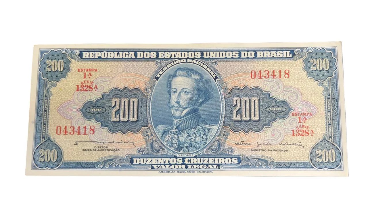 Cédula 200 Cruzeiros FE 1a Estampa