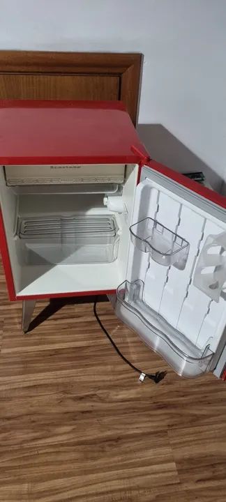 Geladeira retrô vermelha Brastemp  - Foto 2