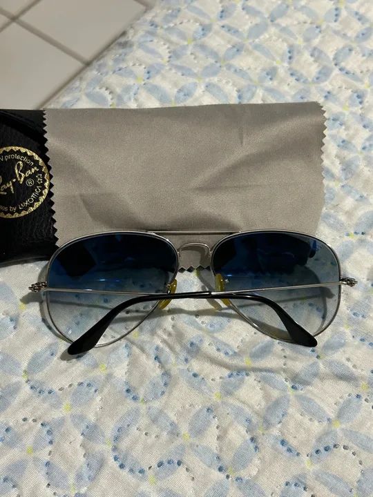 Óculos de Sol Ray-Ban Aviator Original - Foto 2