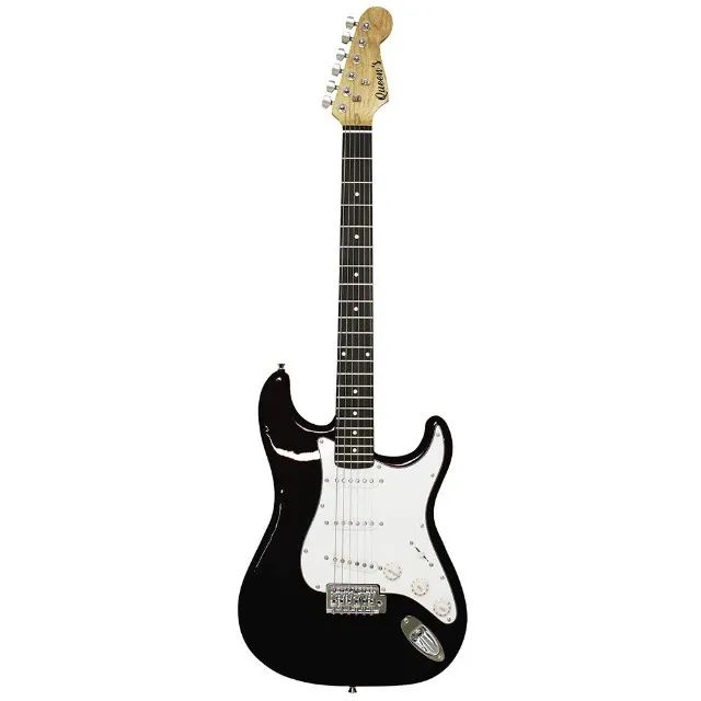 Guitarra Elétrica Queen?s D137546 Preta e Branca - Foto 2