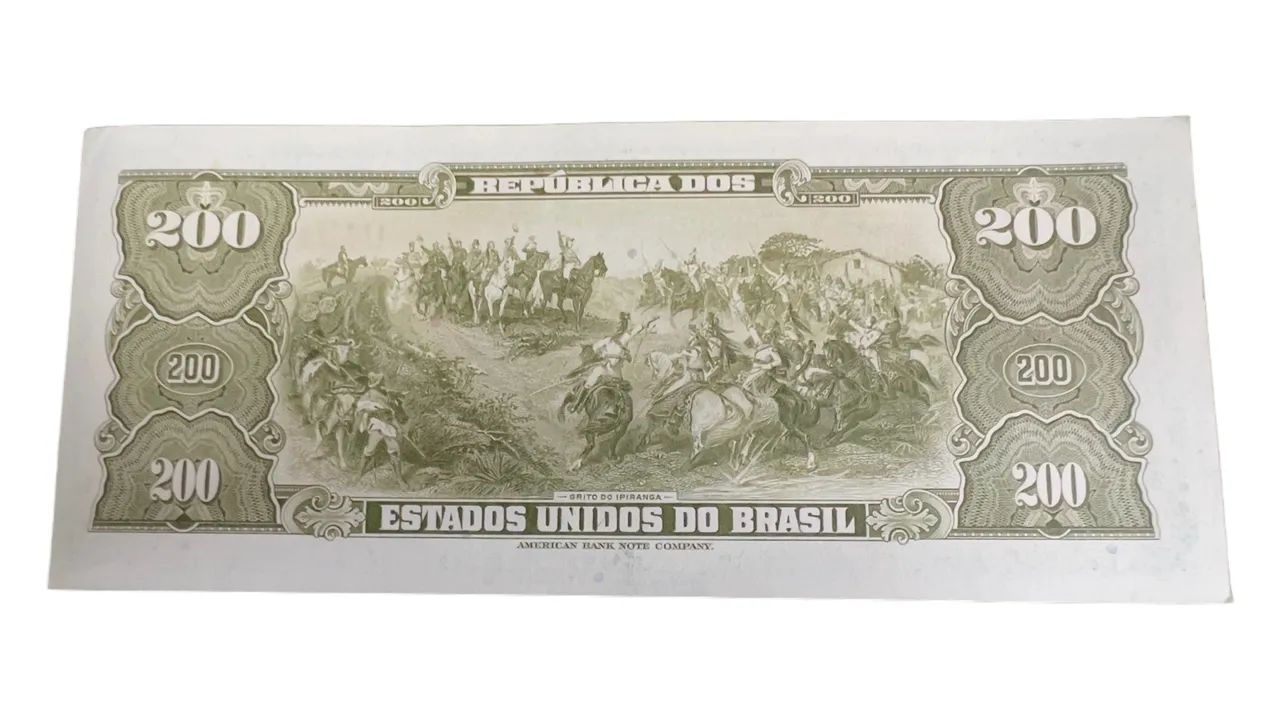 Cédula 200 Cruzeiros FE 1a Estampa - Foto 2
