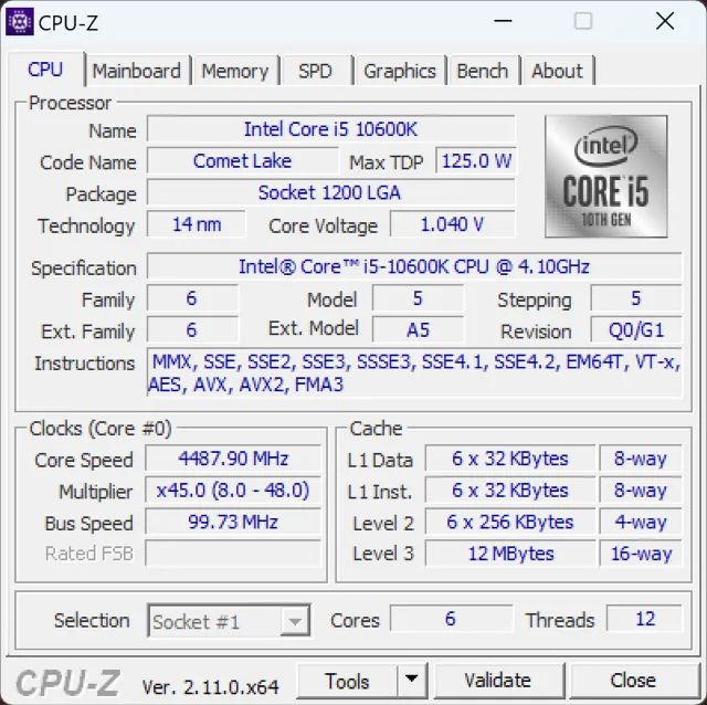 Processador Intel Core i5 10600K 4.10GHz - Foto 3