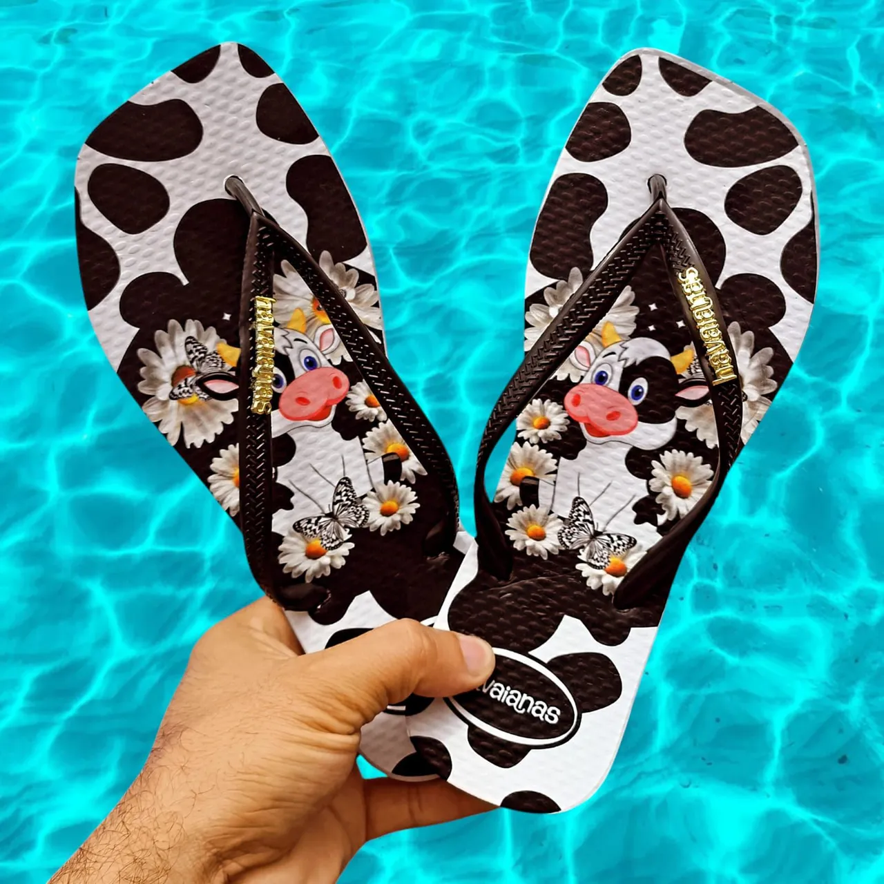 Havaianas de vaca