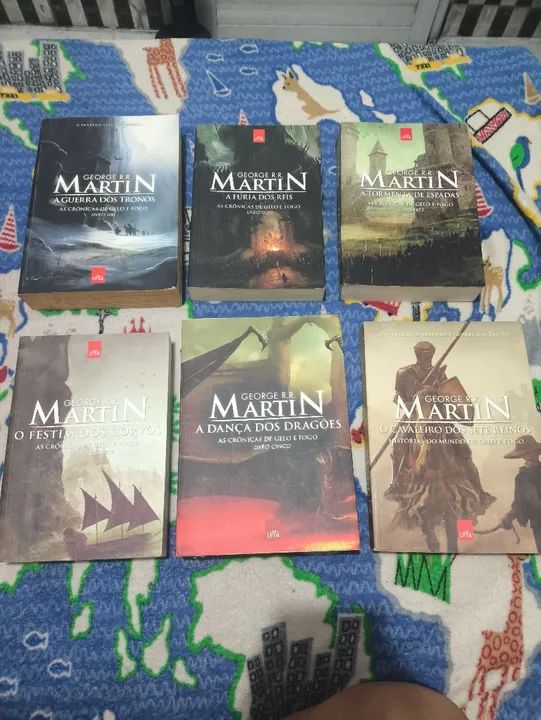 6 livros de As Crônicas de Gelo e Fogo  - Foto 2
