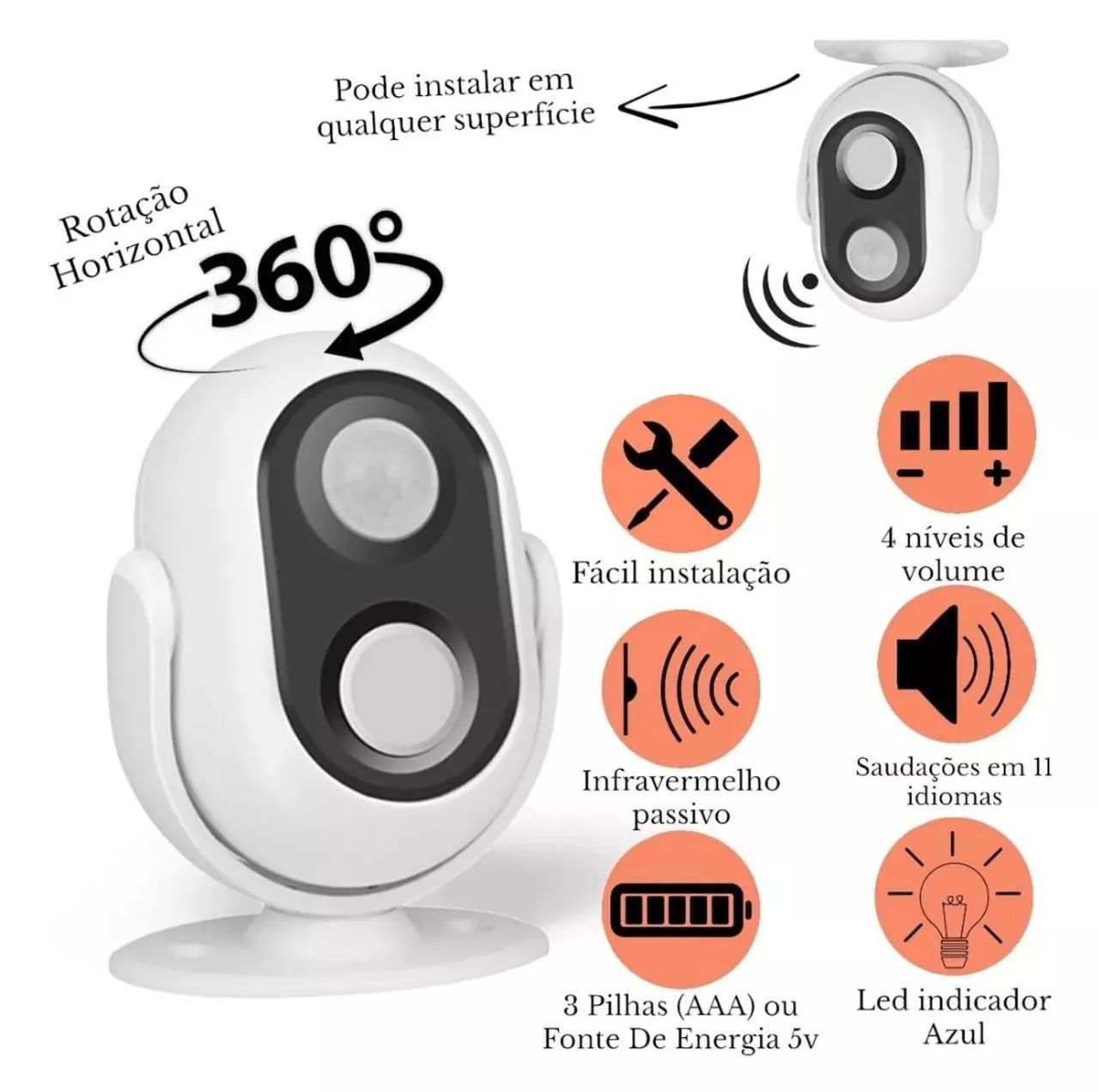 Sensor de Presença B-Max BM-607 - Foto 3