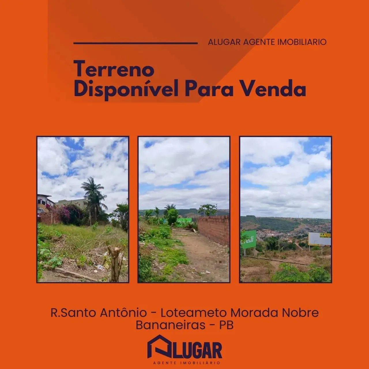 Terreno a Venda - Bananeiras PB