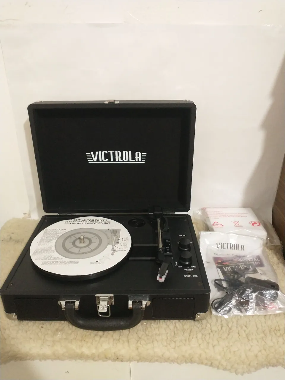 Vitrola Toca-discos Maleta Victrola - com Bluetooth