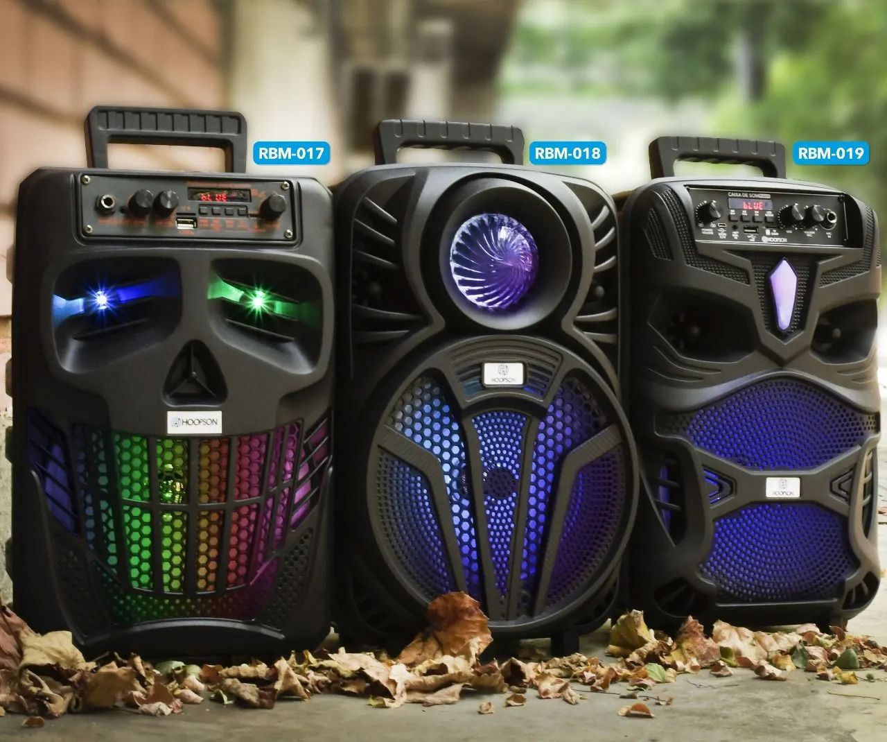 Caixas Bluetooth LED