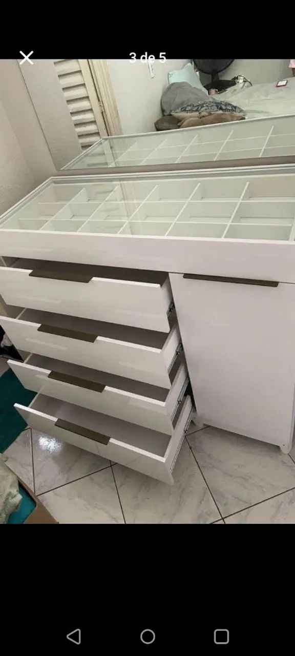 Cômoda Porta Jóia Na Promoção. Entrega É Montagem Grátis Loja R&L Moveis 